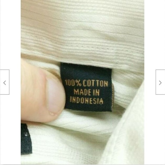 BCBG Maxazria Men's Cream Dress Shirt Extra Large 17 34/35 - Picture 4 of 5